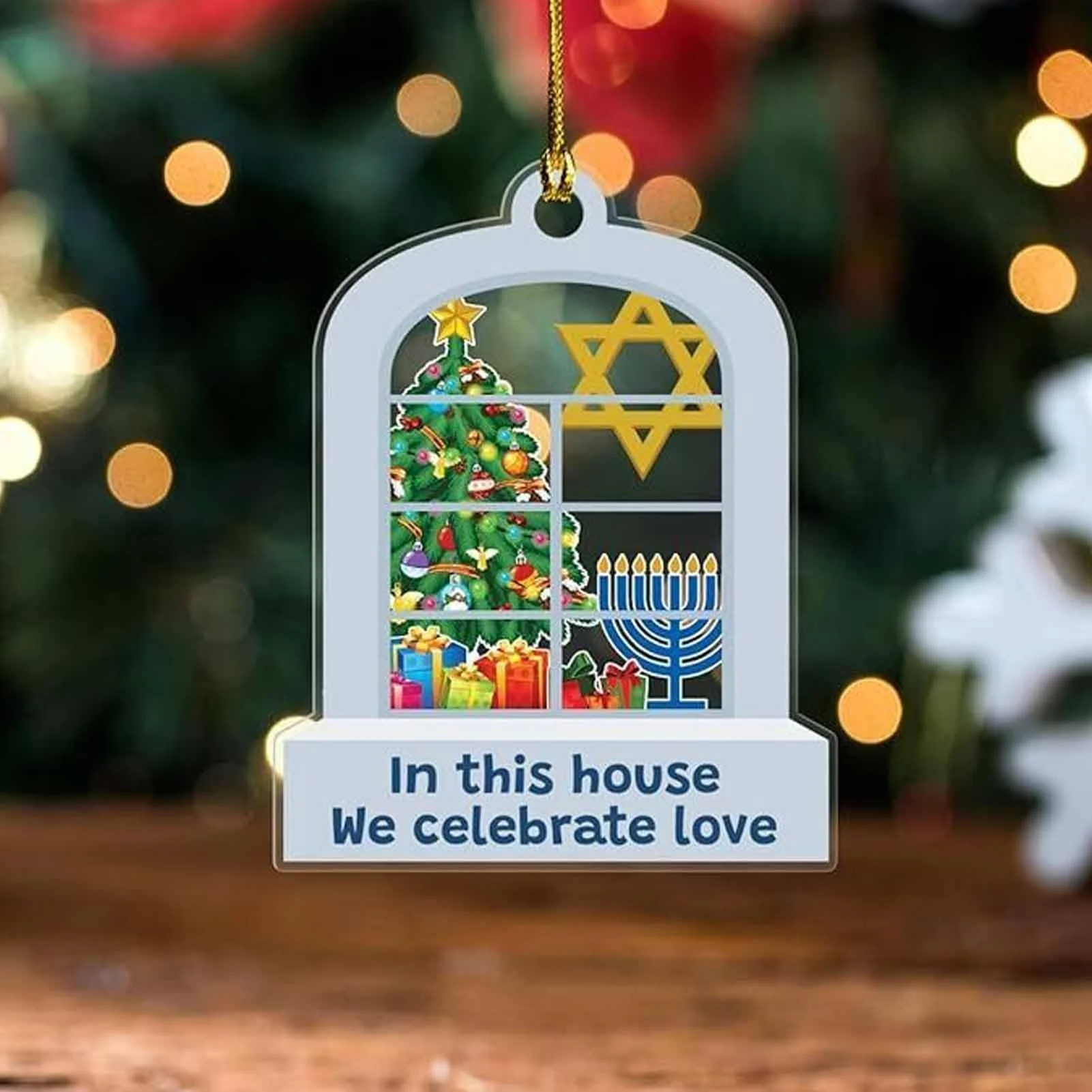 💐Der Sonderpreis dieser Woche – 49 % RABATT – Weihnachts-Chanukka-Acrylornament