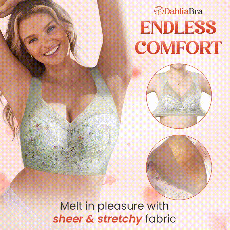 LAST DAY SALE (Buy one get two free) | Comfy Shaping Seamless Floral Bra