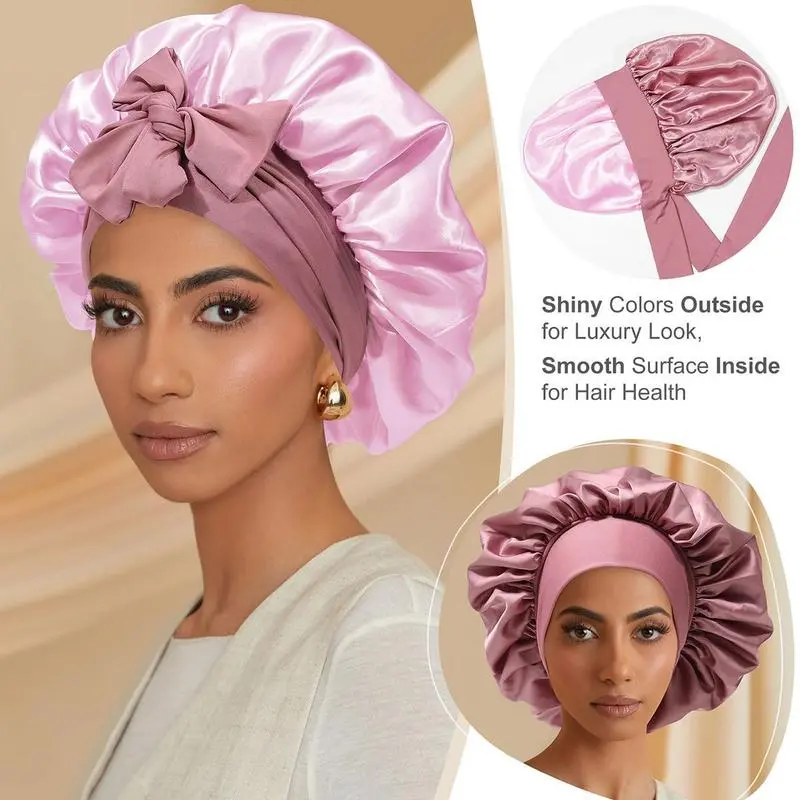 💥This Week's Special Price -Buy 1 Get 1 Free🥳Layered Satin Hair Care Bonnet