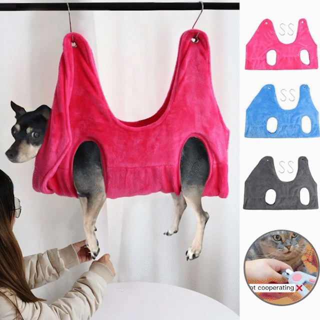 (🔥HOT SALE NOW- 49% OFF🔥) Pet Grooming Hammock 😻 BUY 2 GET EXTRA 10% OFF