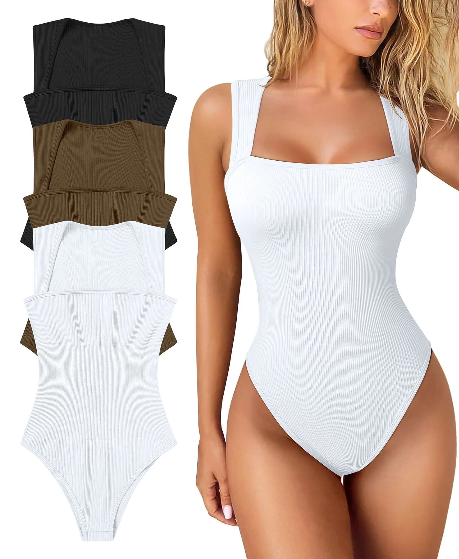 🔥Buy 2 Get 10% OFF/ Buy 3 Get 20% OFF- 🎀Sleeveless Tummy Control Tank Tops Bodysuits🎉 Free Shipping