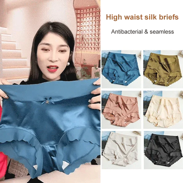 😍2023 Summer Hot Sale 70% OFF- Antibacterial Hygroscopic Odourless Silk Gynecological Panties