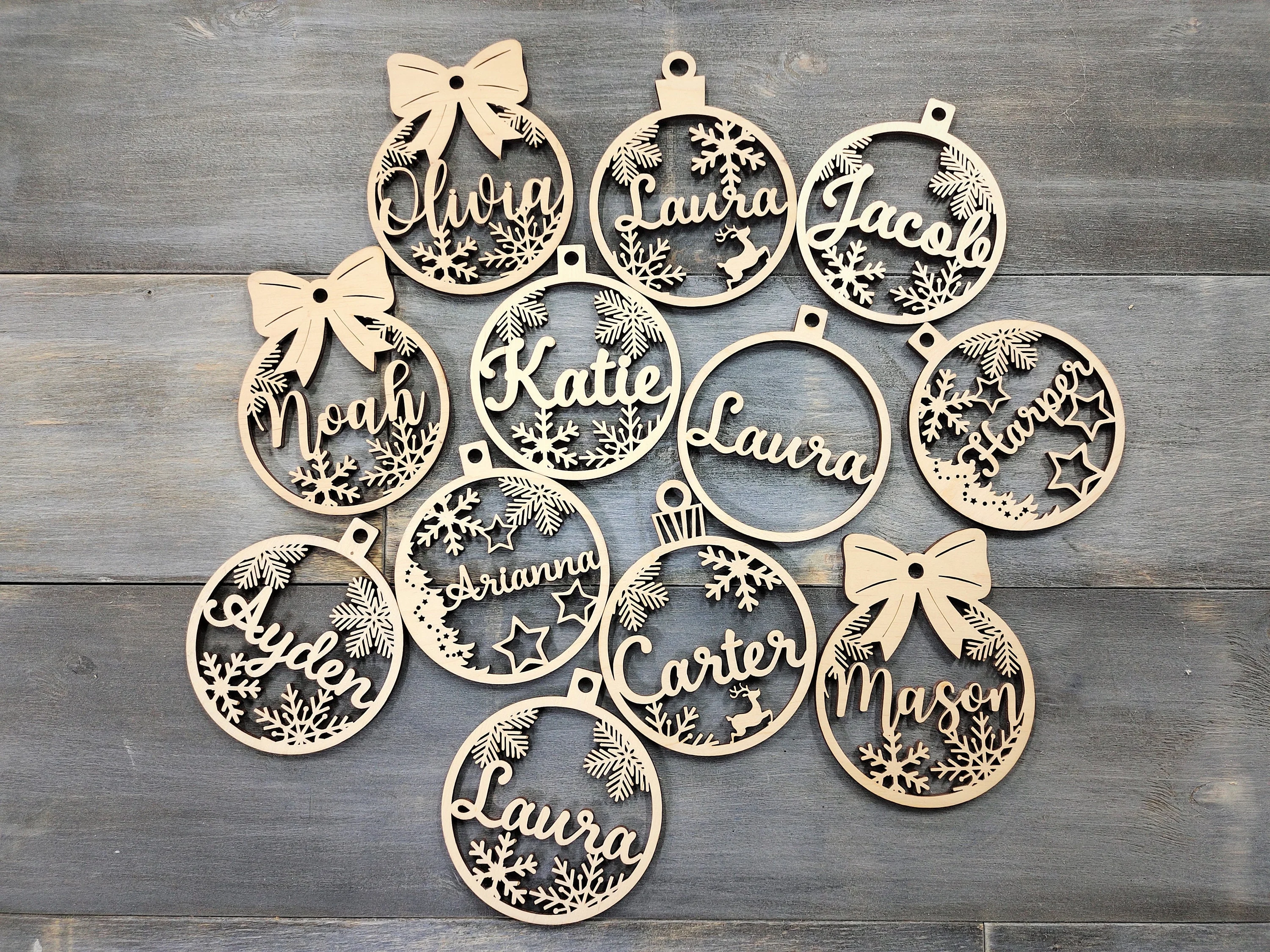 🎄Personalized Christmas Ornaments - perfect for every friend and family member
