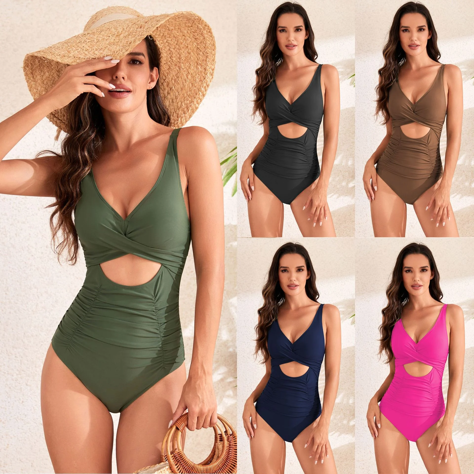 🔥2024 NEW HOT SALE-49% OFF🔥Womens One Piece Swimsuits🎉Buy 1 Free Shipping