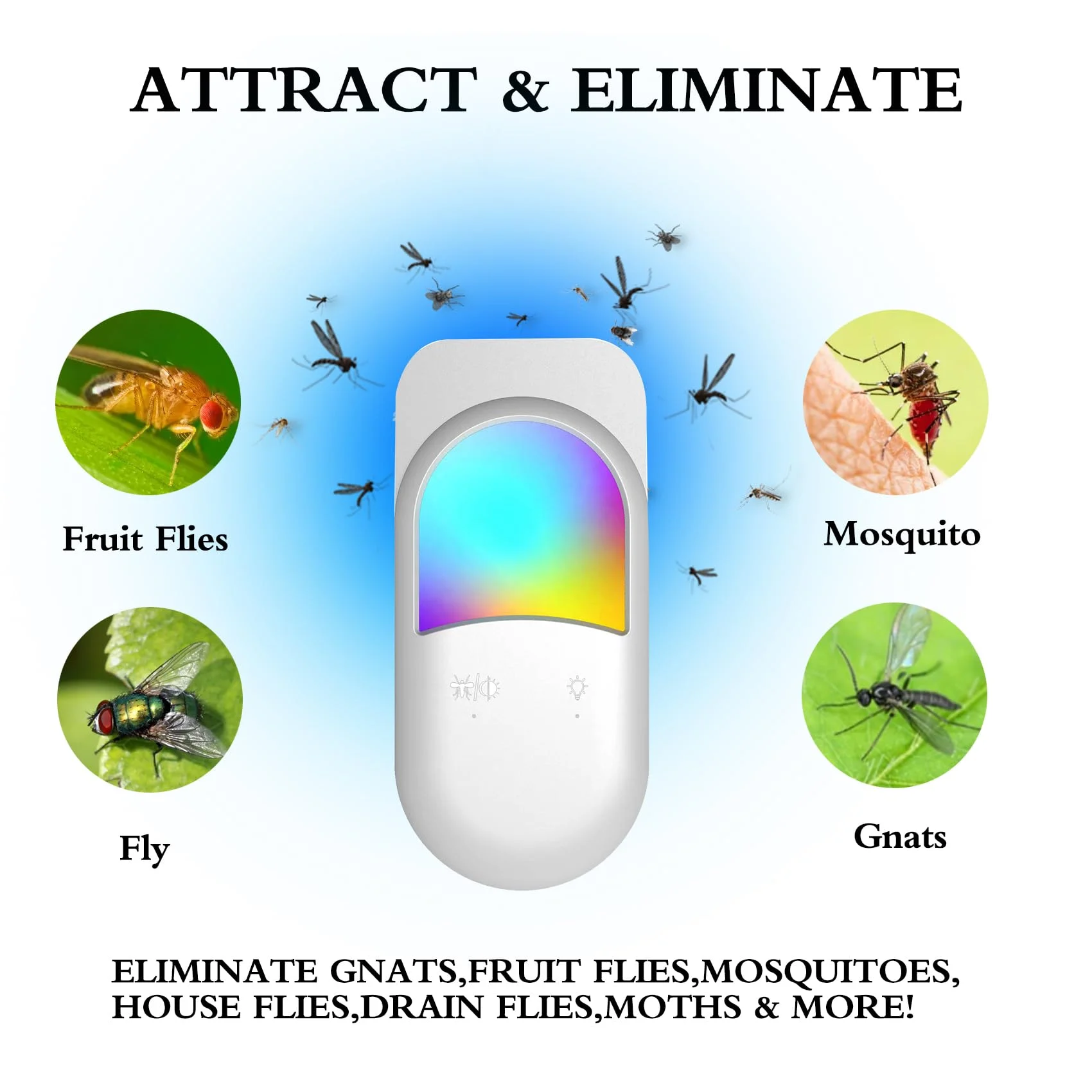 SUMMER HOT SALE 49% OFF💥Indoor Flying Insect Trap Plug-in Mosquito Killer