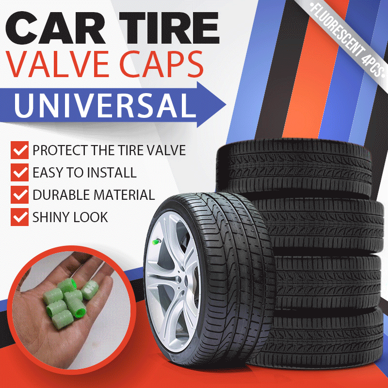 (💥SUMMER SALE-48% OFF) Fluorescent Tire Valve Caps 🔥BUY 4 GET EXTRA 10% OFF