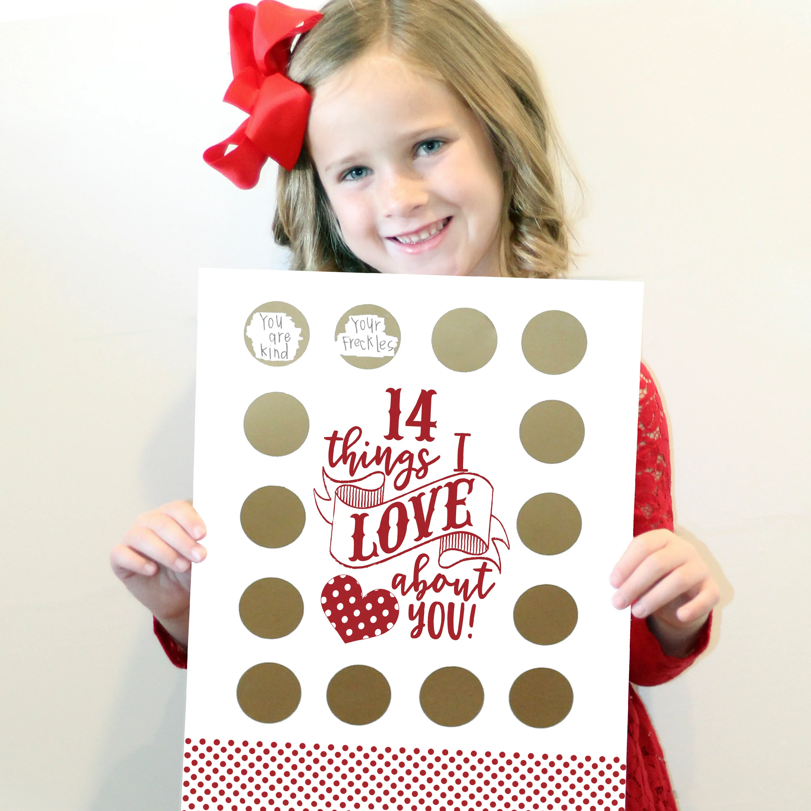 Valentine's Scratch Off Advent