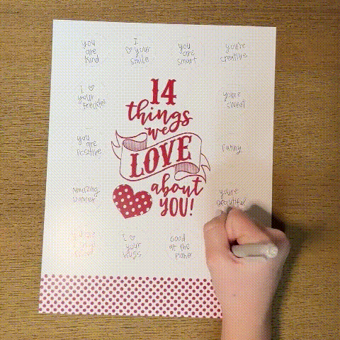 Valentine's Scratch Off Advent