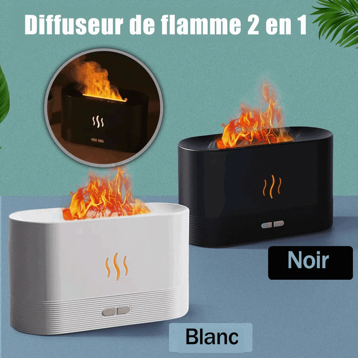 🔥Offres chaudes - 49% DE RÉDUCTION💧Humidificateur à ultrasons effet feu💤