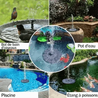 🔥Offre spéciale 49 % de réduction⛲Kit de fontaine à oiseaux à énergie solaire