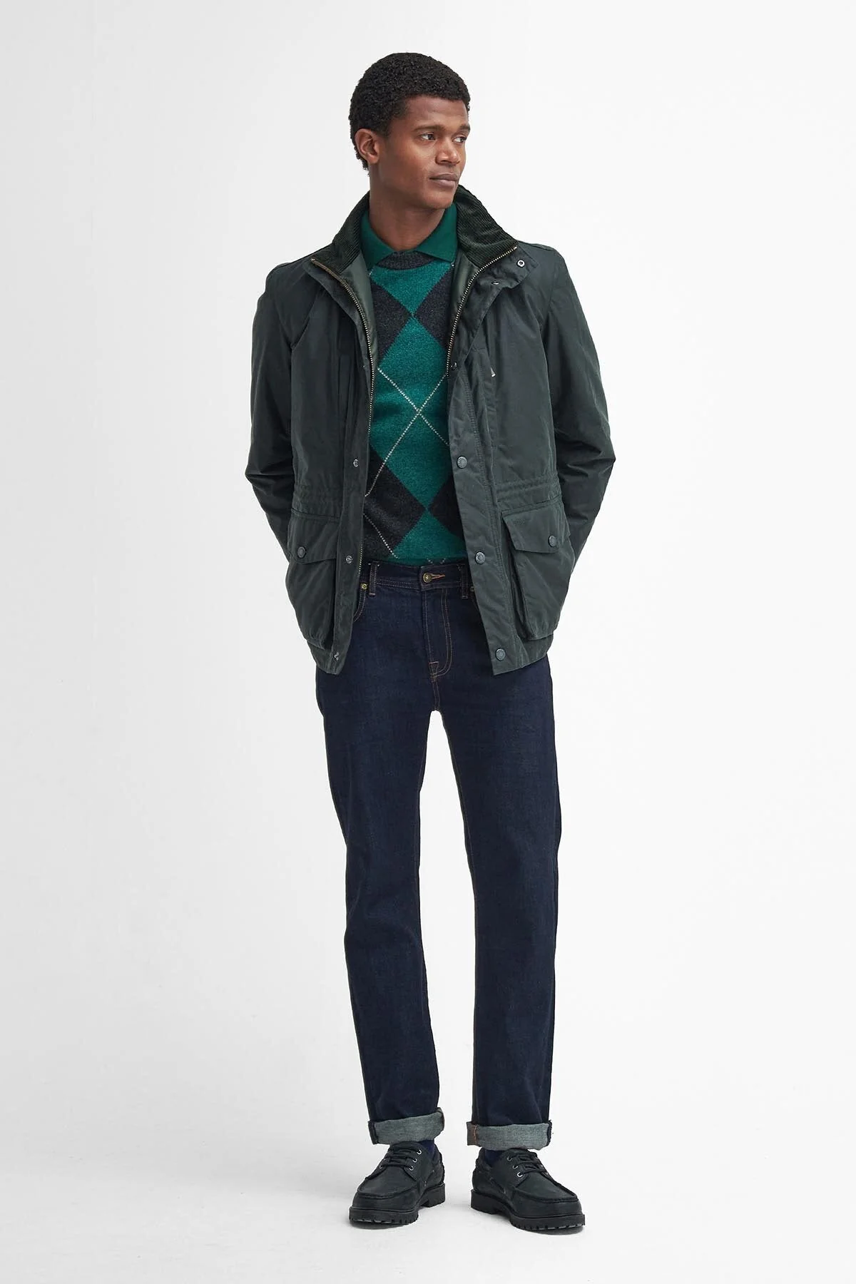 Falstone Waxed Jacket - SAGE