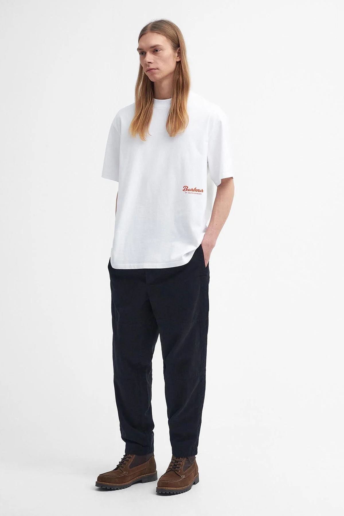 Bayard Oversized Graphic T-Shirt - WHITE