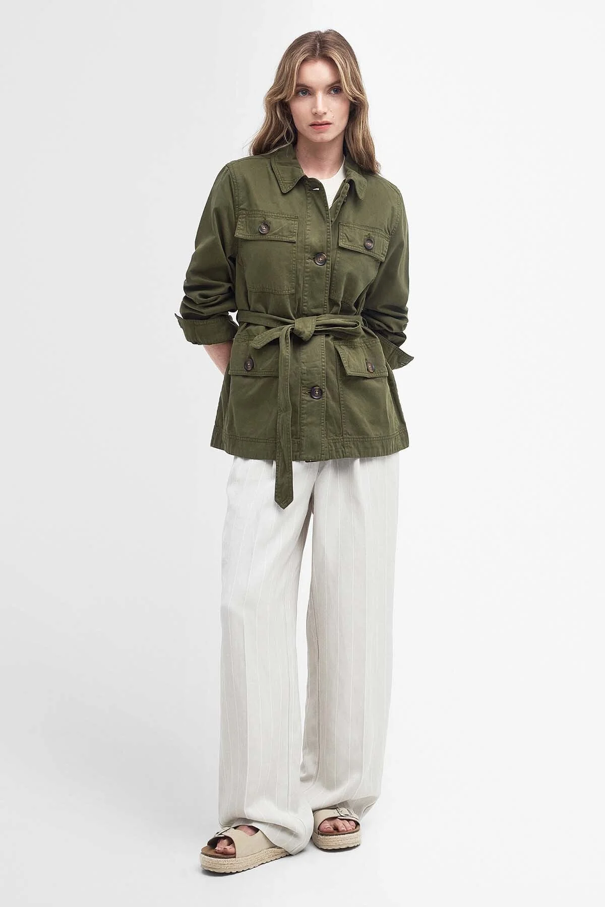 Tilly Casual Jacket - BURNT OLIVE