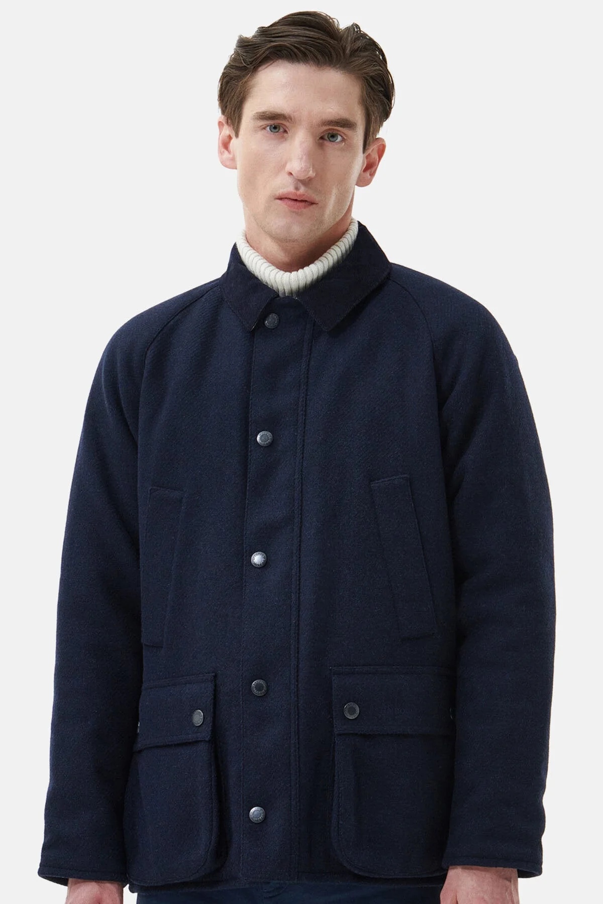 Bedale Wool Jacket - NAVY