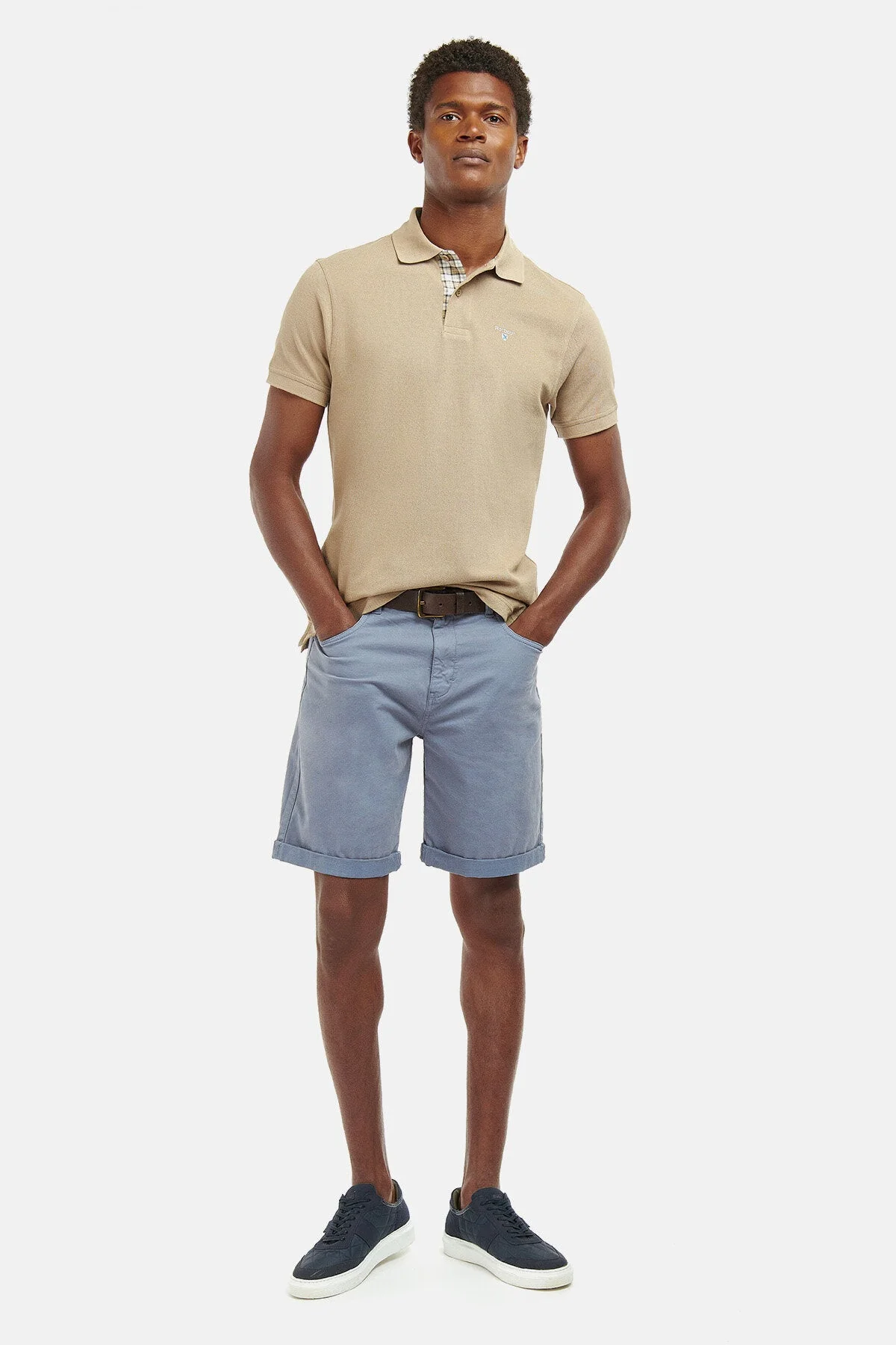 Twill Shorts - WASHED BLUE