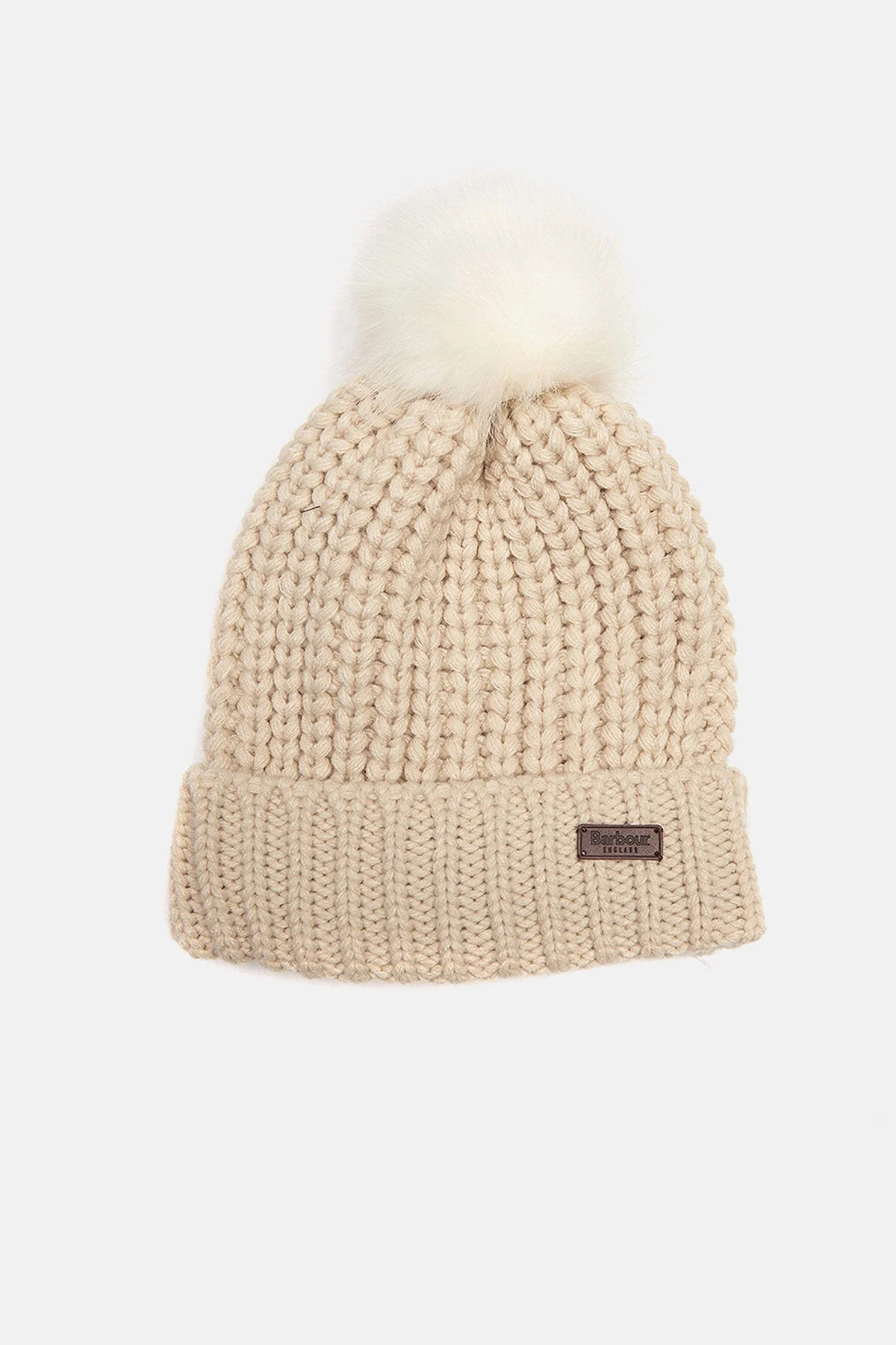Ribbed Beanie - PEARL