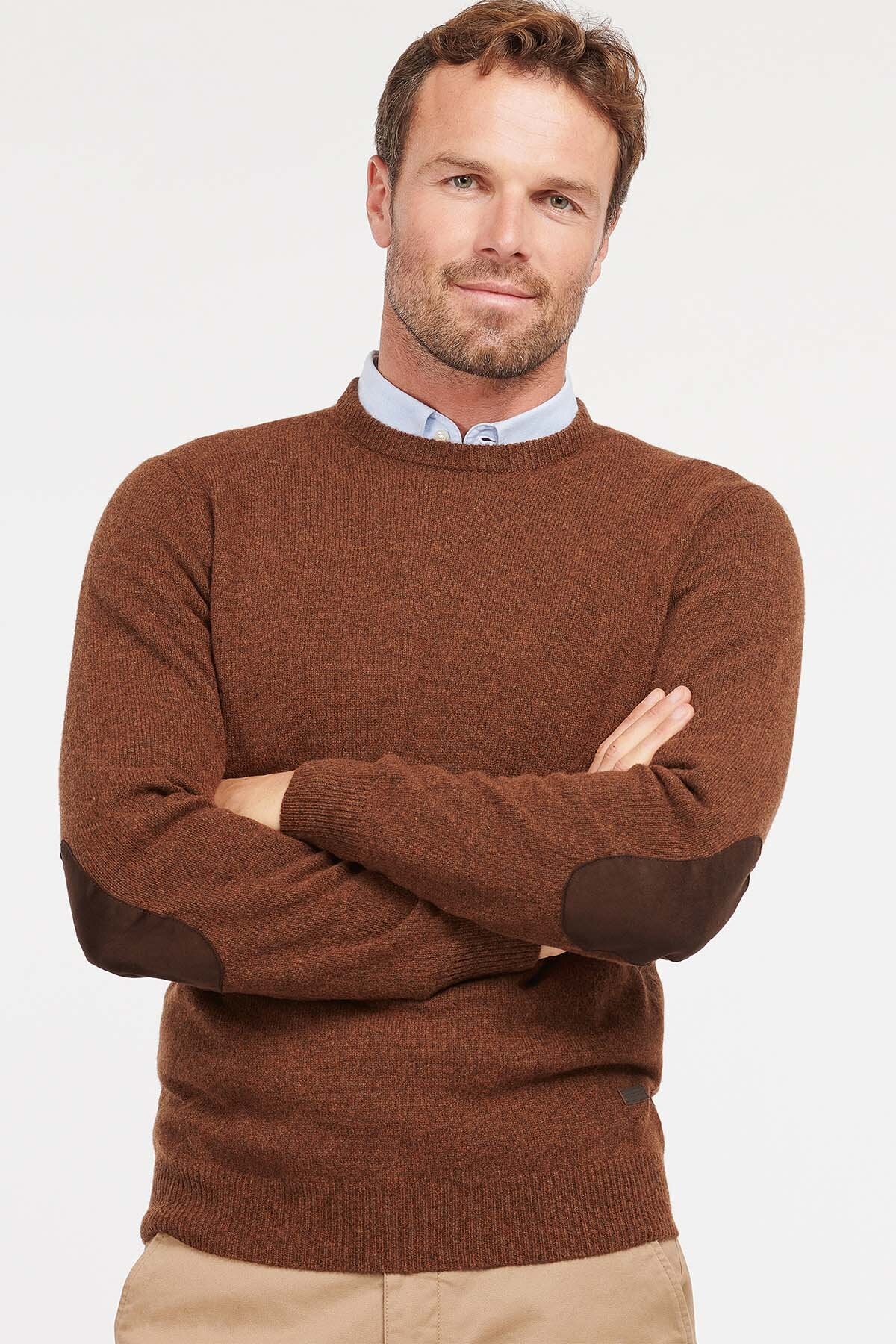 Crew Neck Wool Sweater - BRACKEN