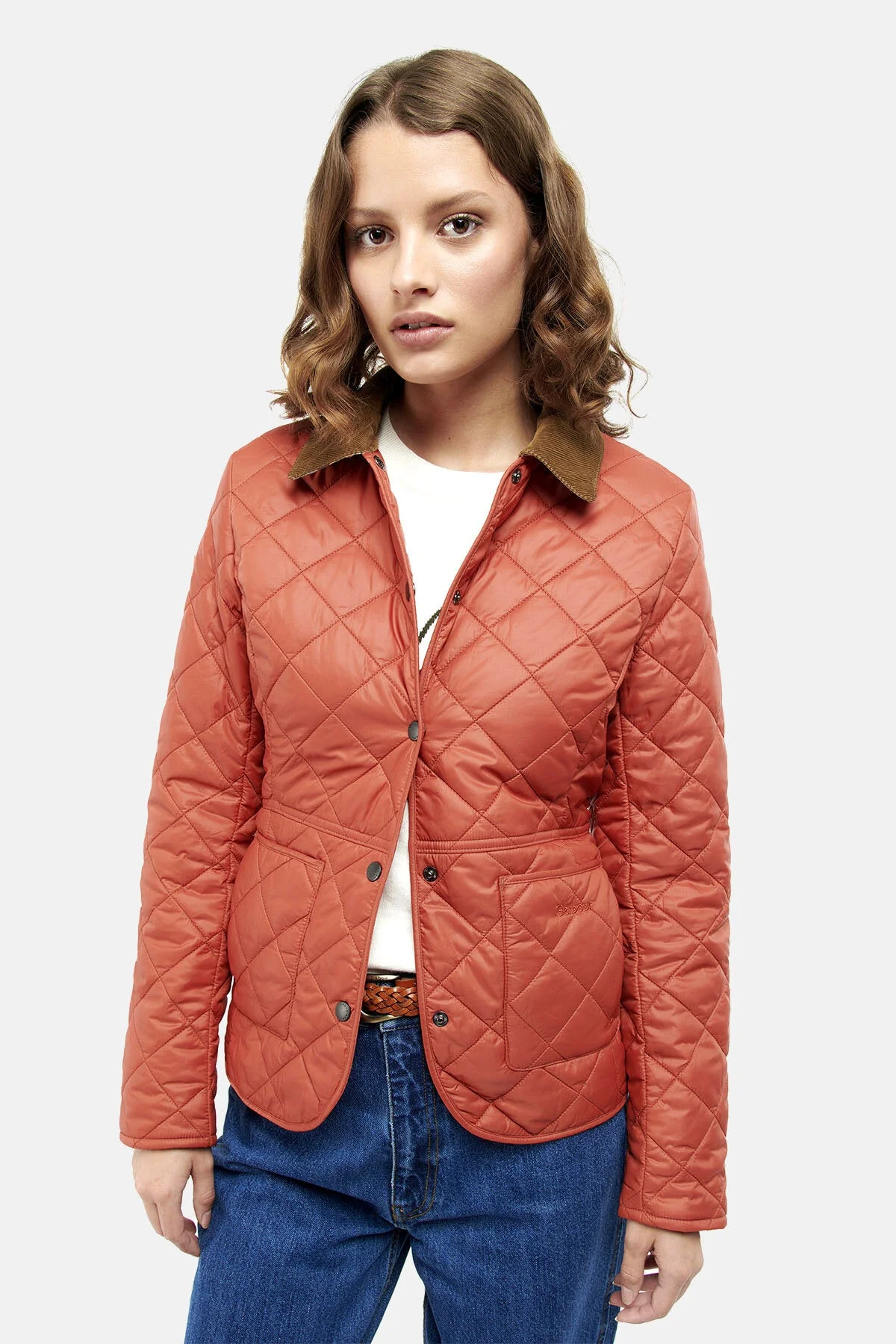 Deveron Quilted Jacket - GERBERA/PALE PINK