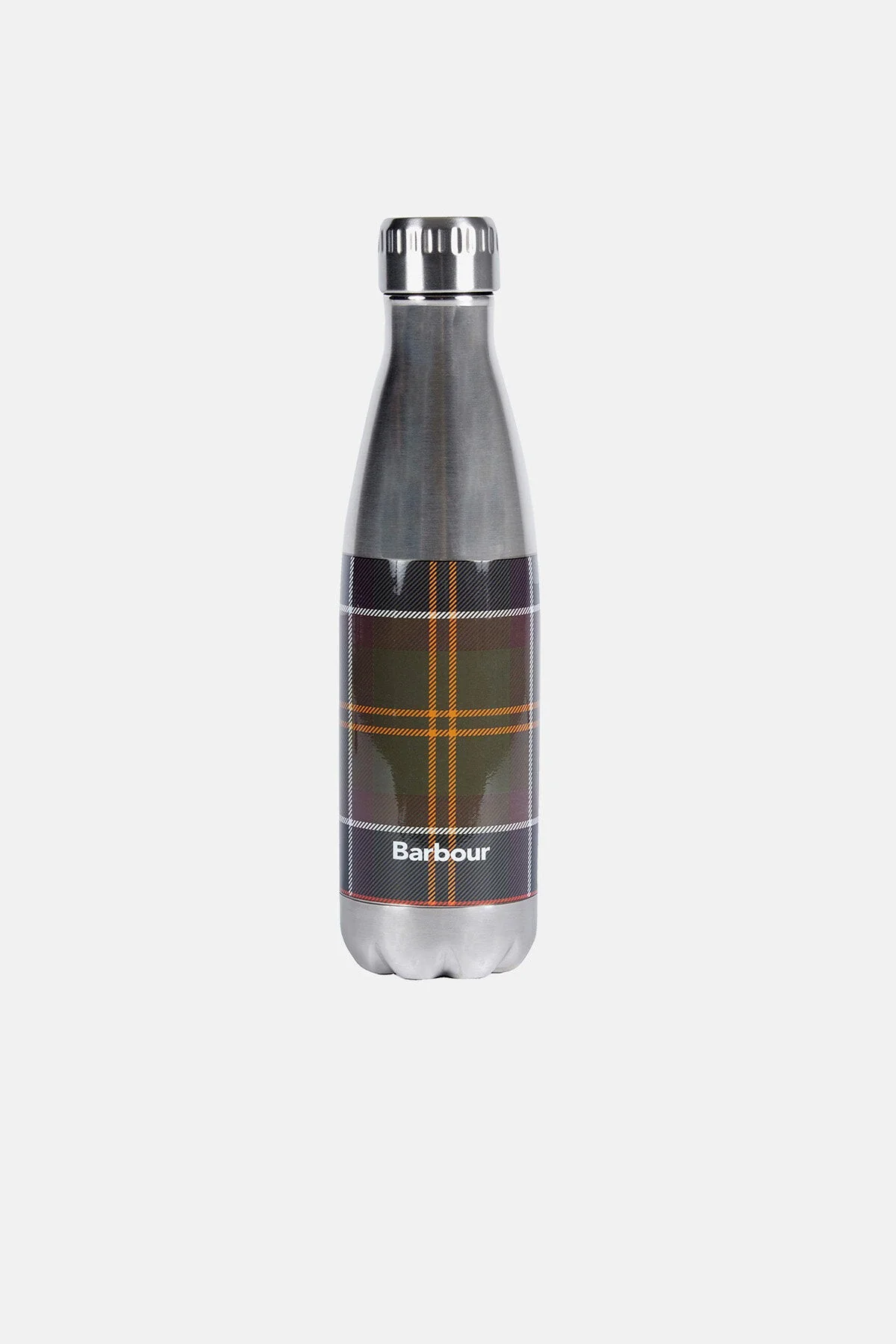 Steel Water Bottle with logo - CLASSIC TARTAN