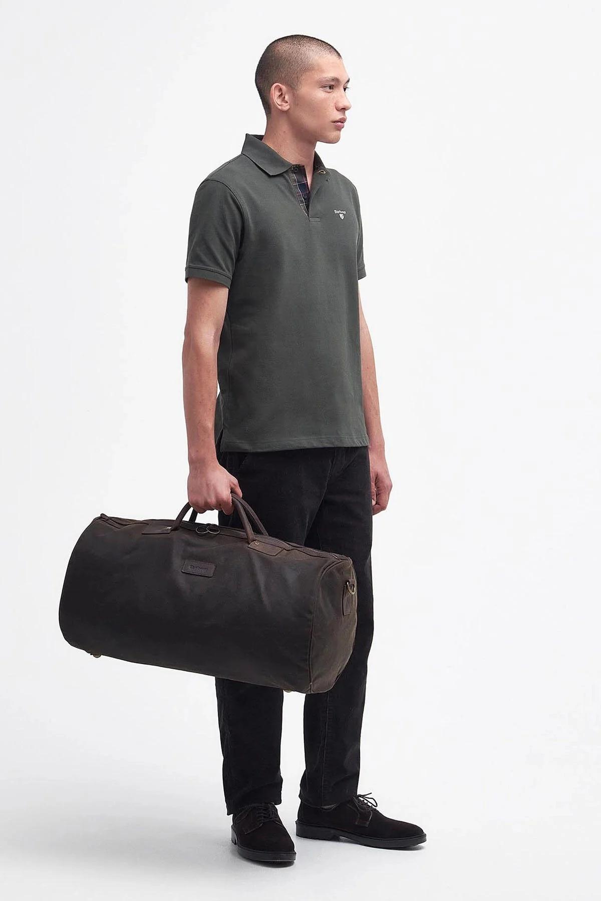 Wax Holdall - OLIVE