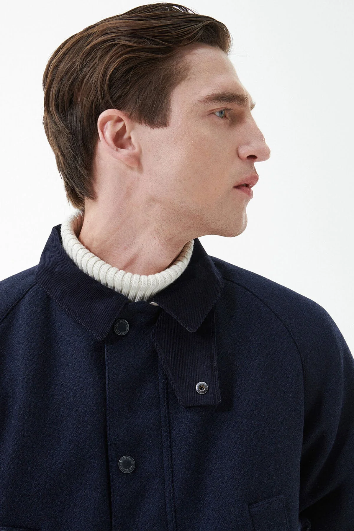 Bedale Wool Jacket - NAVY