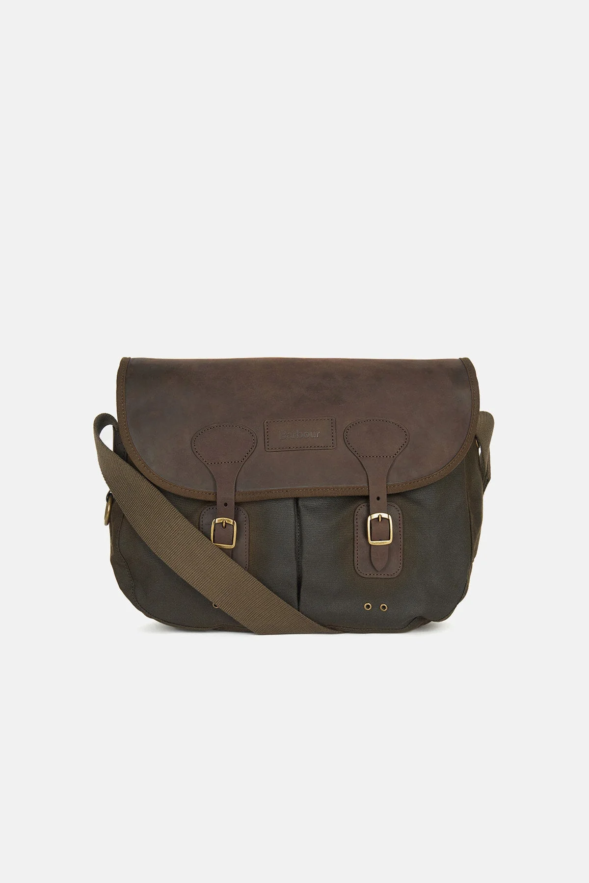 Wax Leather Tarras Bag - OLIVE