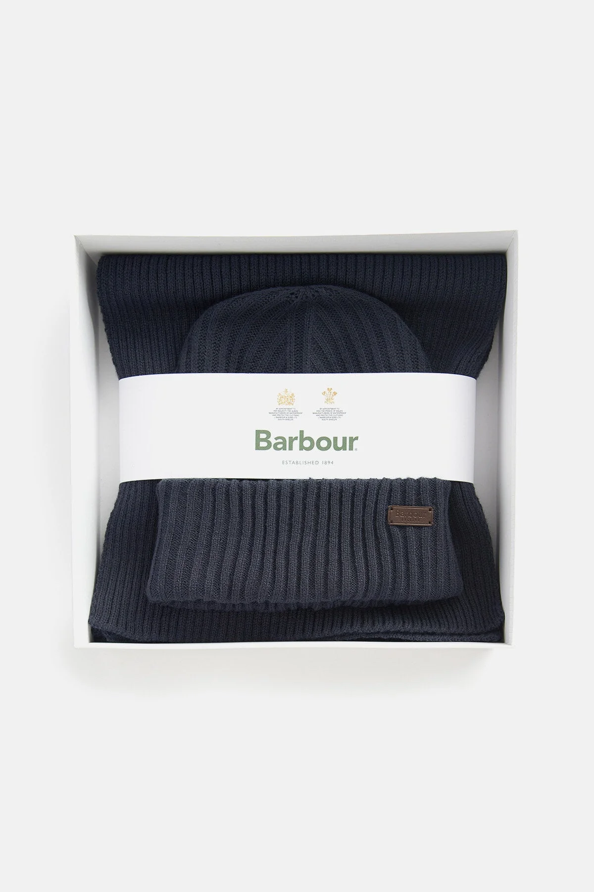 Crimdon Beanie & Scarf Gift Set - NAVY