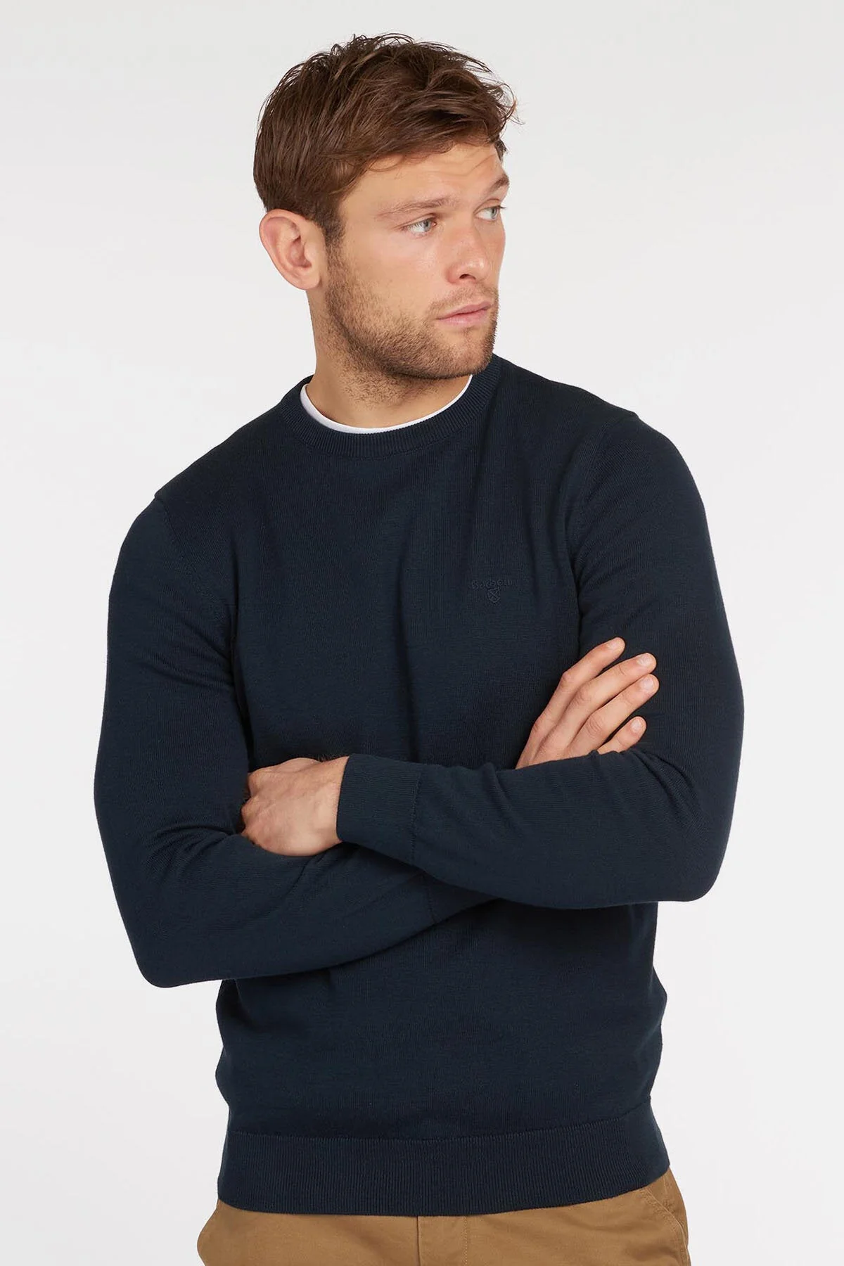 Pima Cotton Sweatshirt - NAVY