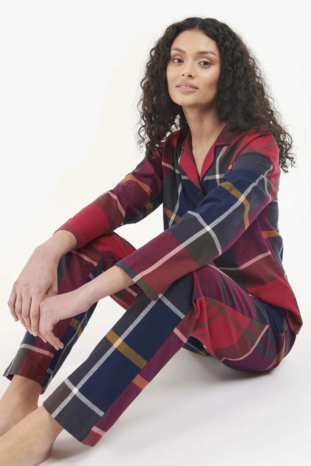 Large Scale Ellery PJ Set - LARGE RED TARTAN