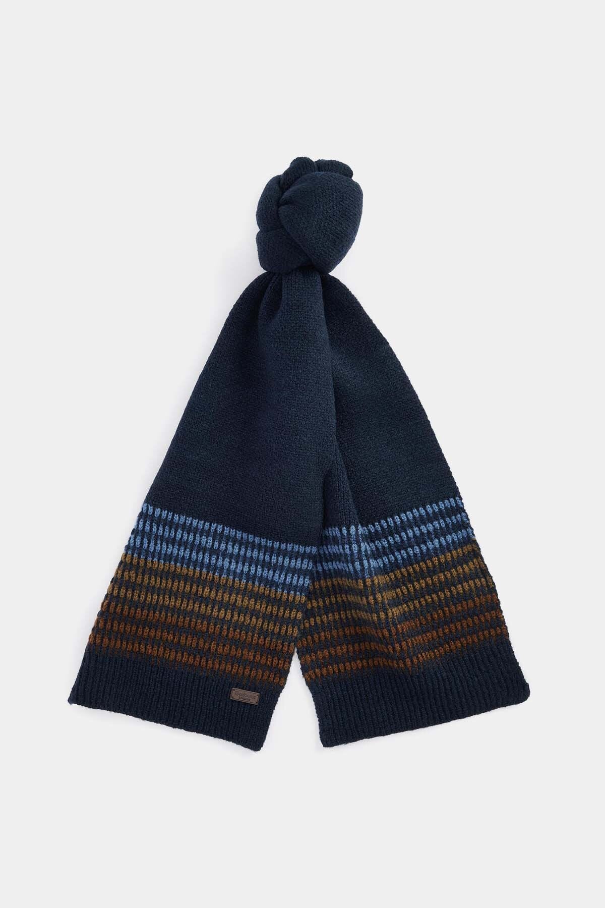 Branton Beanie and Scarf Gift Set - NAVY