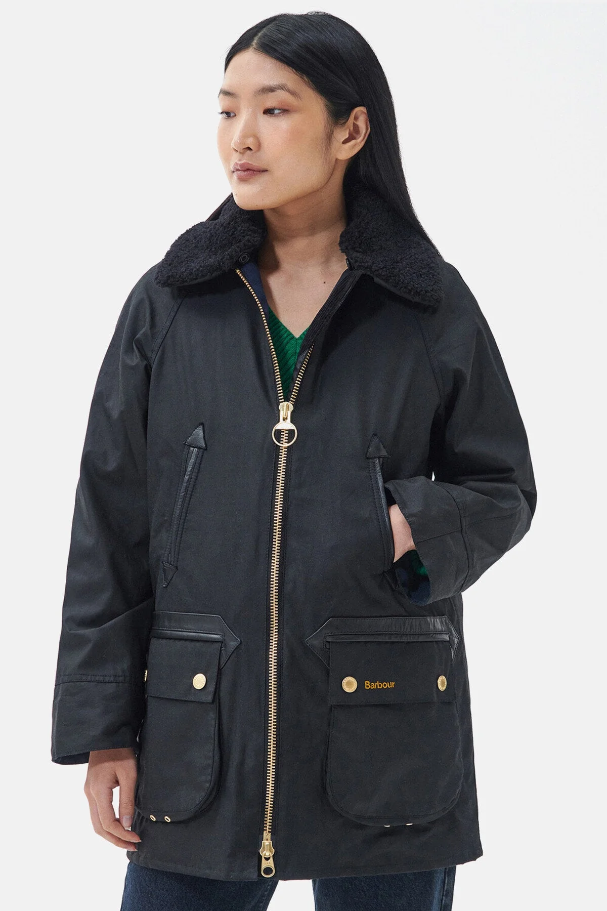 3-in-1 Arncliffe Wax Jacket - BLACK/BLACK/SAGE TAR