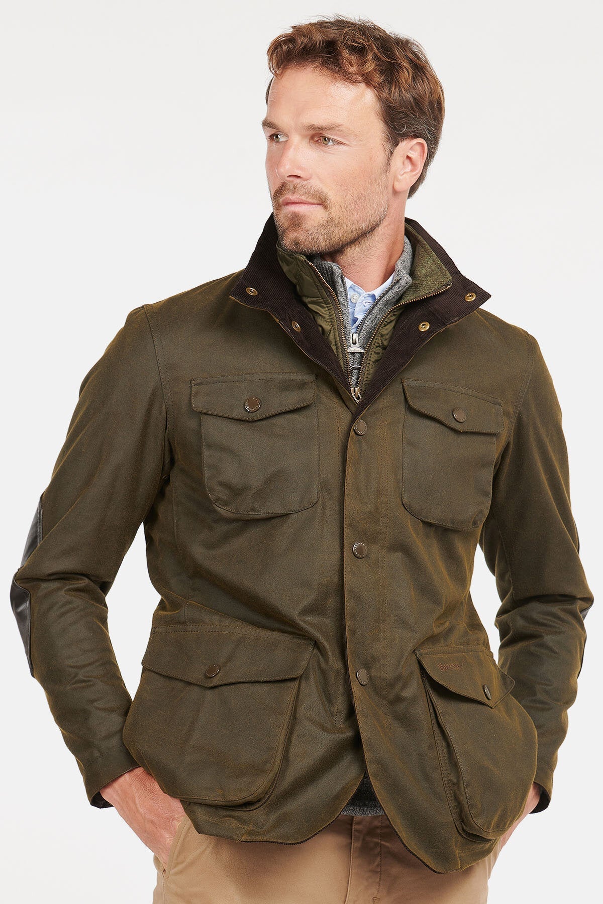 Ogston Wax Jacket - OLIVE