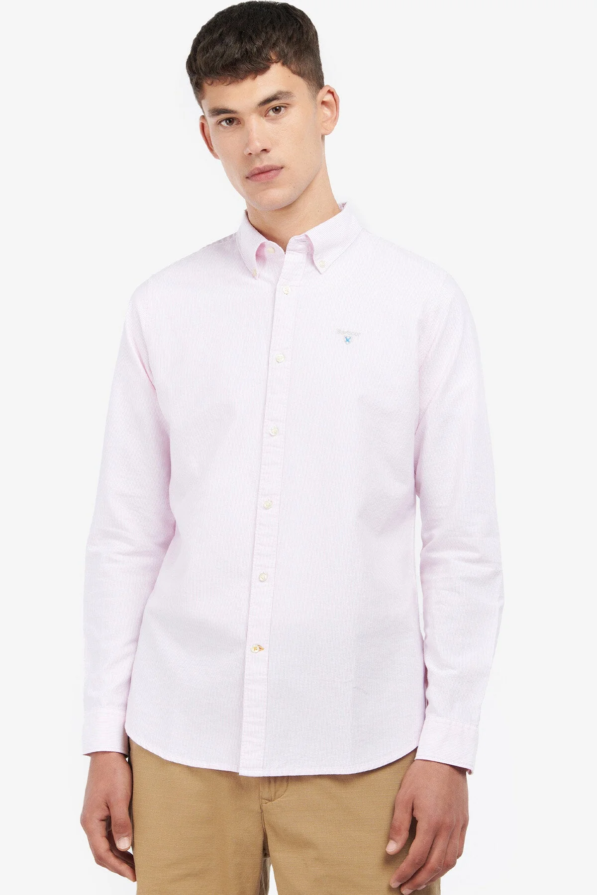 Striped Oxford Tailored Shirt - PINK