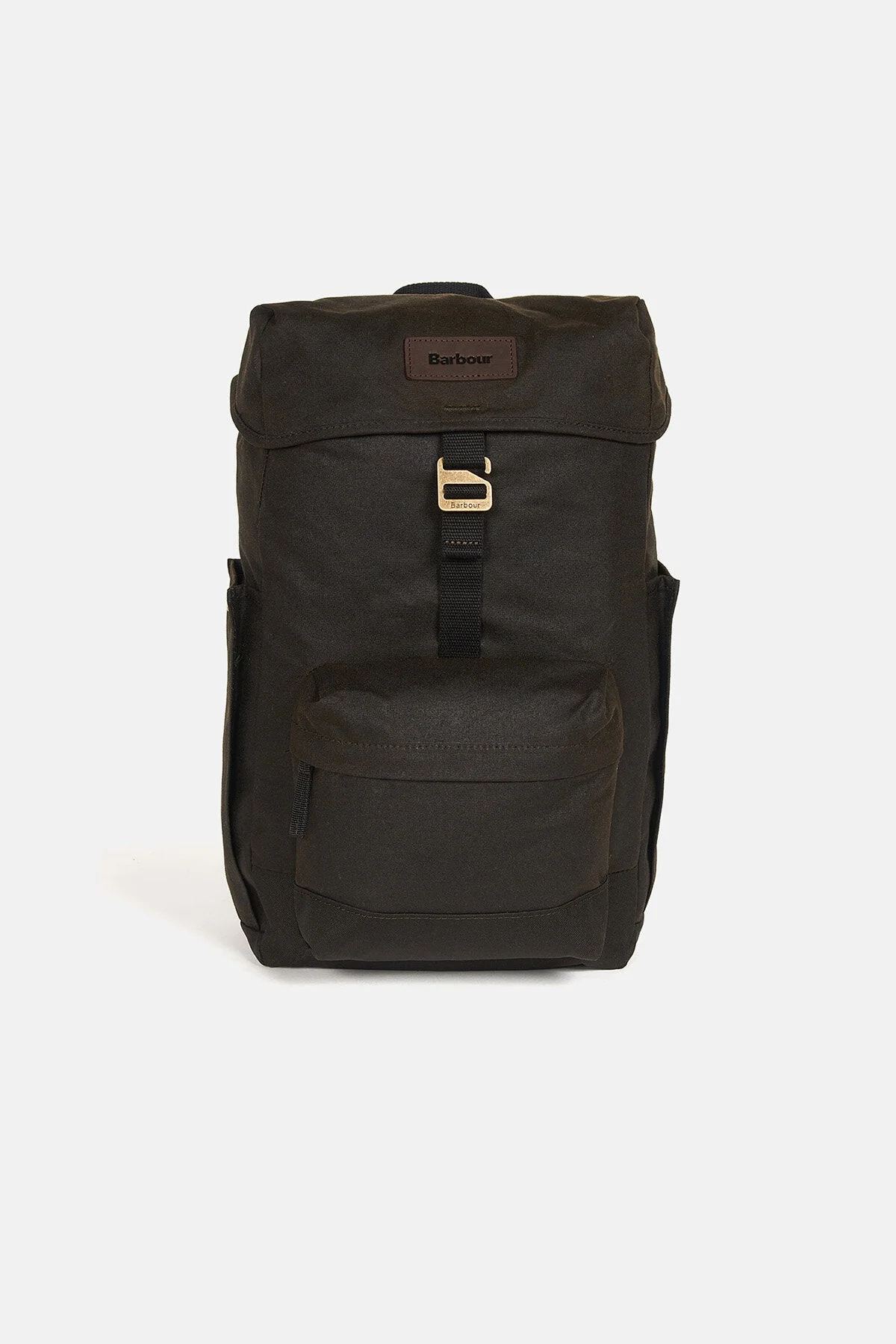 Waxed Cotton Backpack - OLIVE