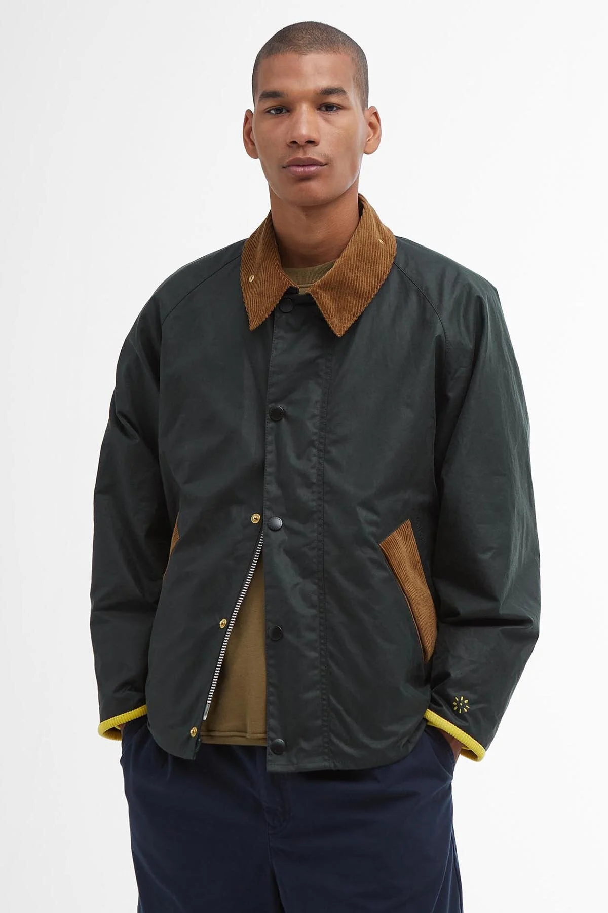 Oversized Transport Waxed Jacket - SAGE