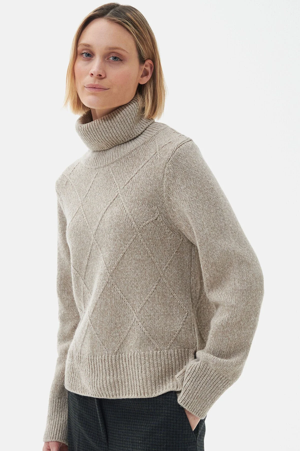 Laverne Knitted Jumper - LT FAWN