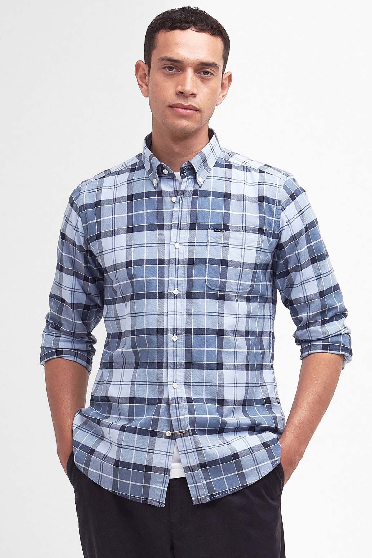 Tailored Shirt - BERWICK BLUE TARTAN