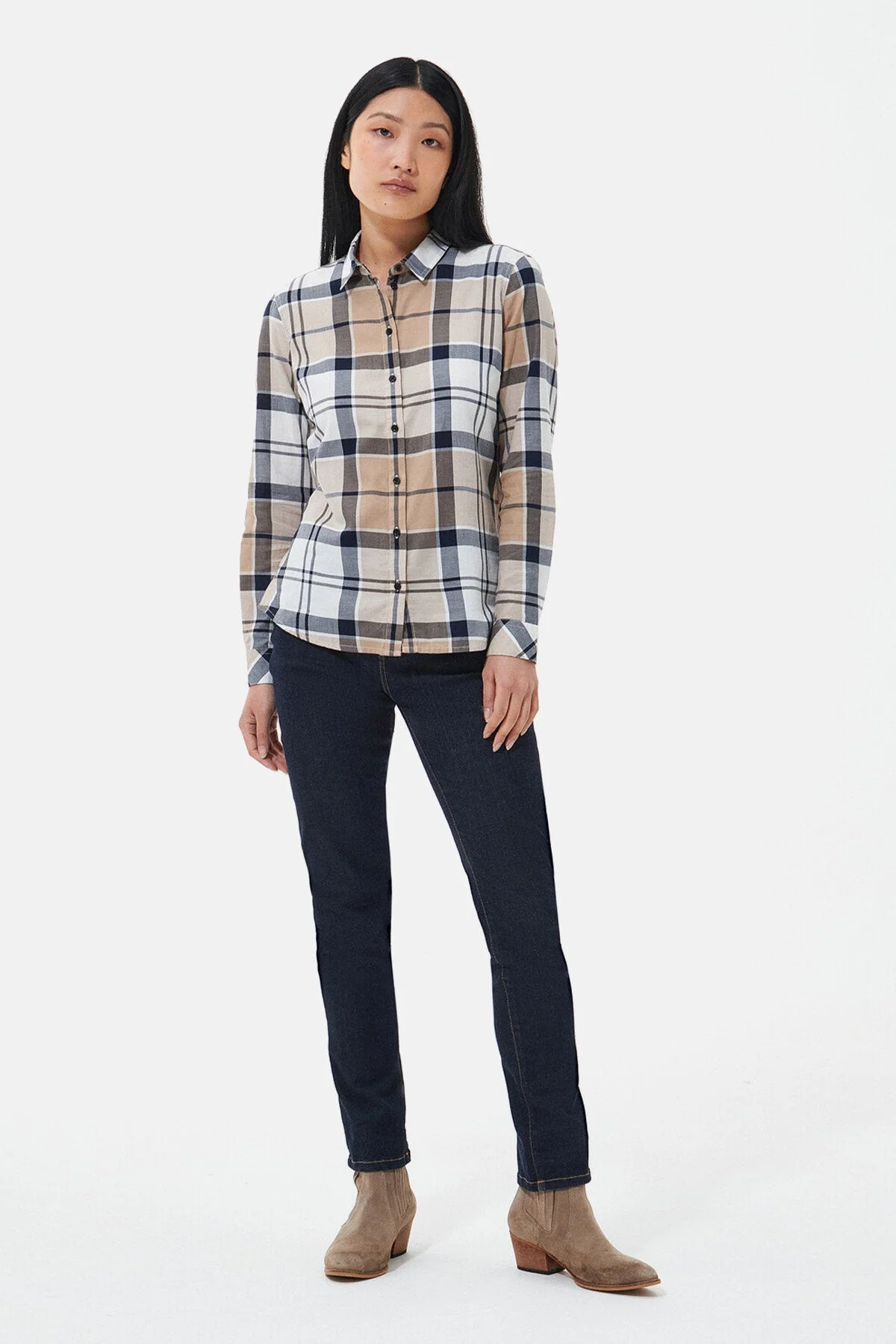 Bredon Shirt - FAWN TARTAN