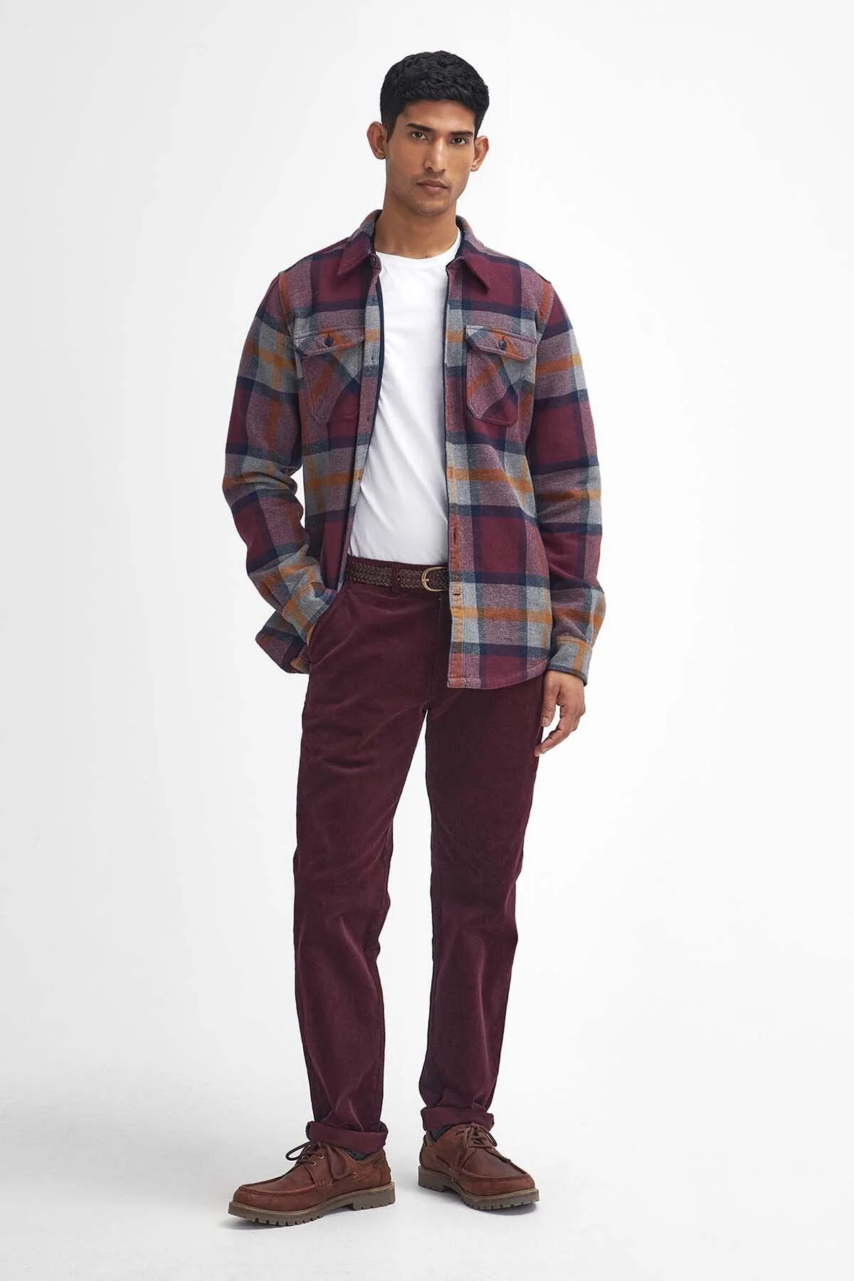 Rhobell Tailored Long-Sleeved Shirt - MERLOT