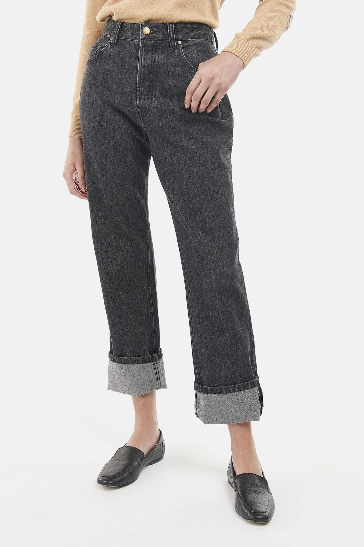 Moorland High Rise Jeans - BLACK