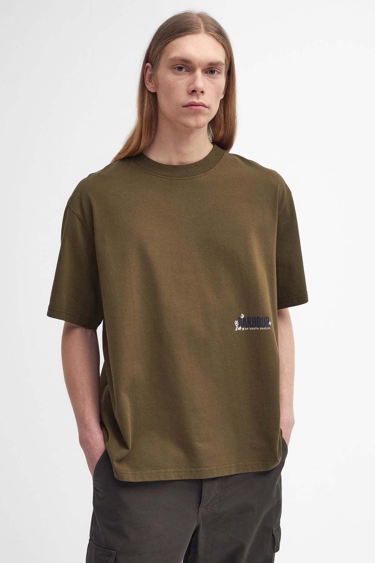 Leonard Oversized Graphic T-Shirt - LIGHT SAGE