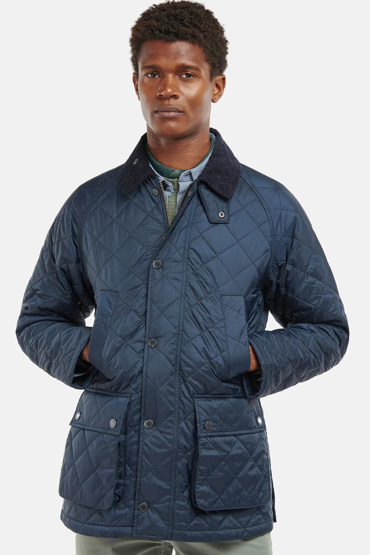 Ashby Quilted Jacket - NAVY
