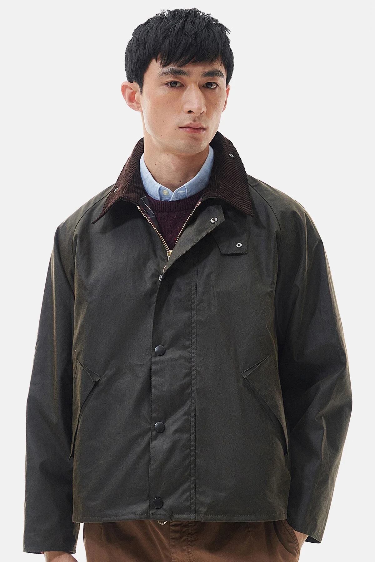 OS Transport Wax Jacket - OLIVE