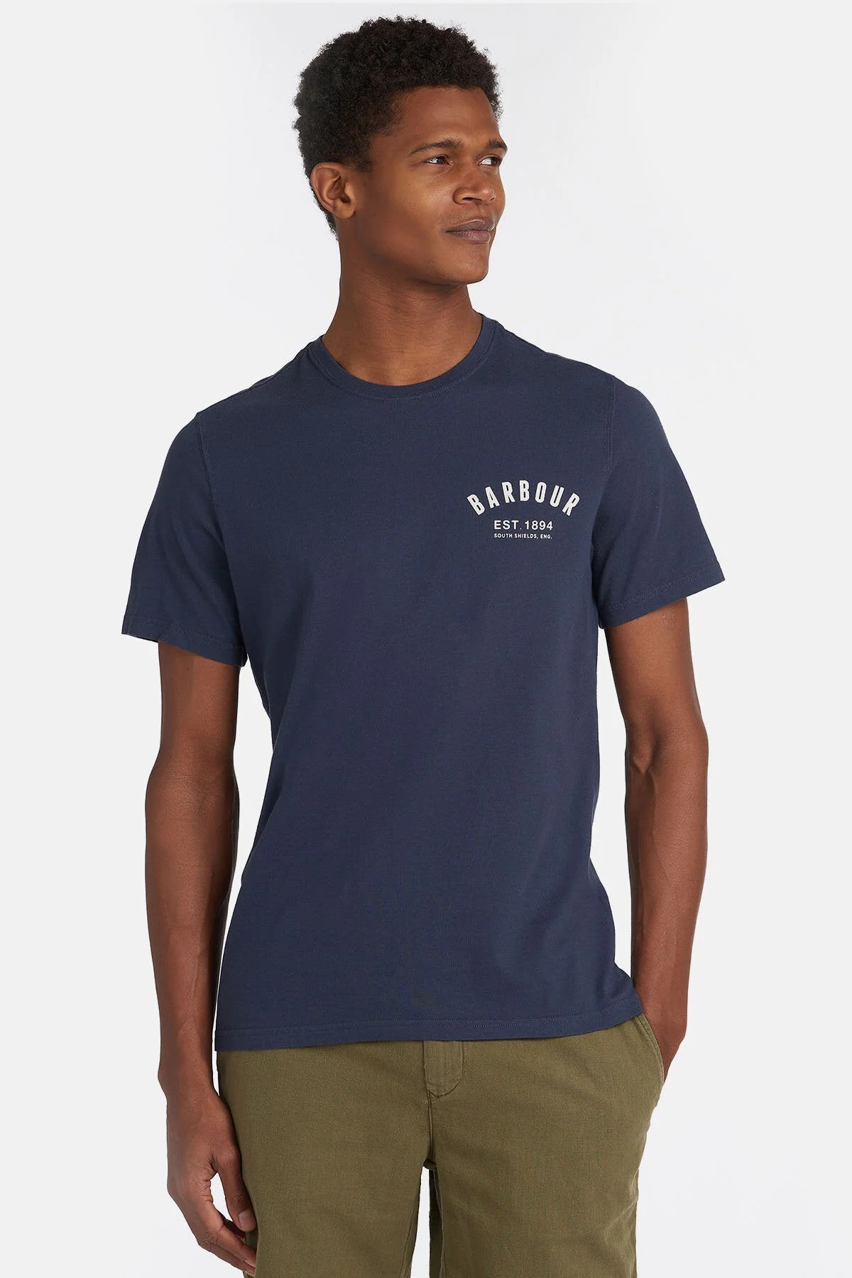 Casual Cotton T-shirt - NEW NAVY