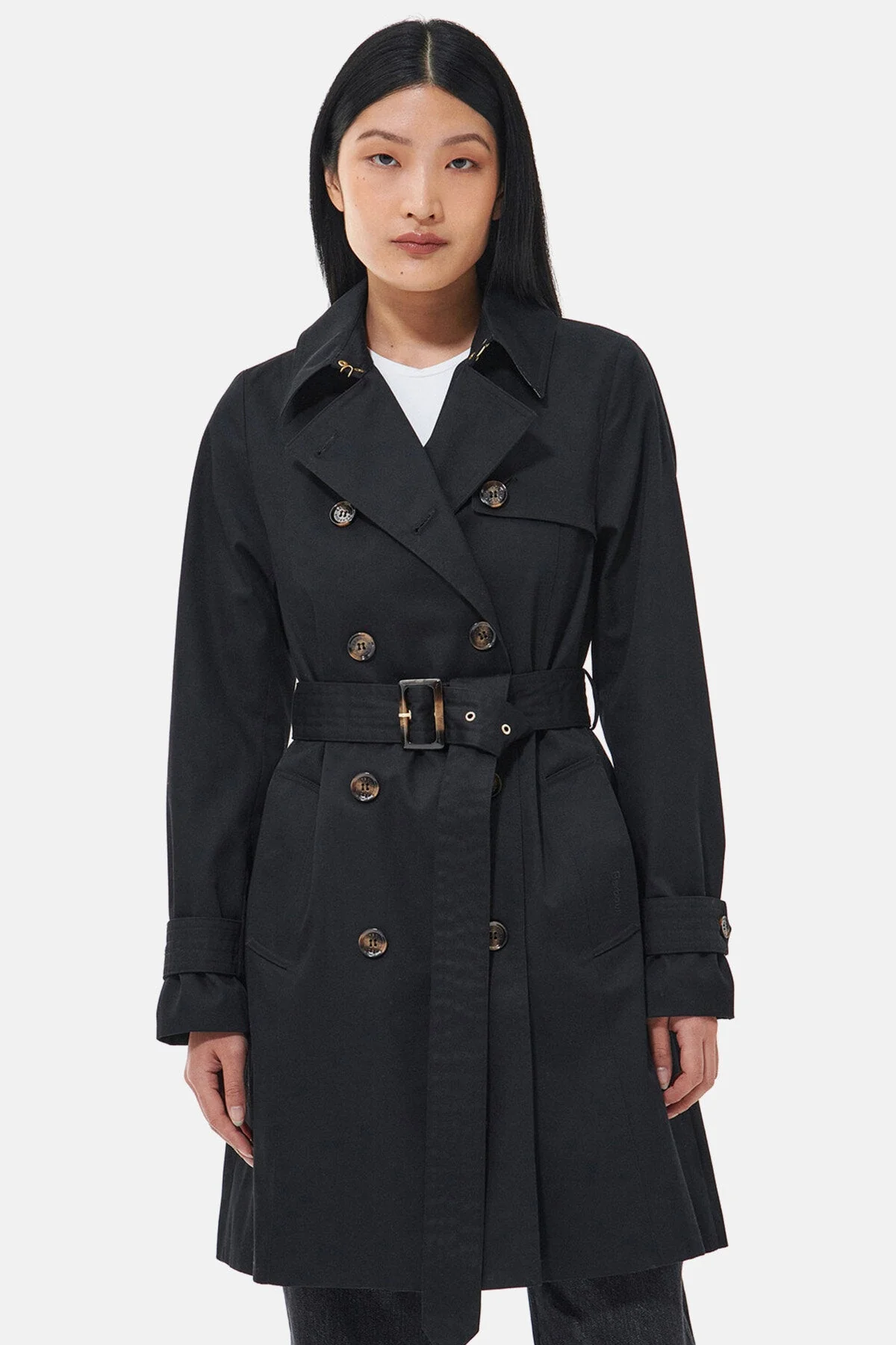 Short Greta Showerproof - BLACK/ANCIENT POPLAR