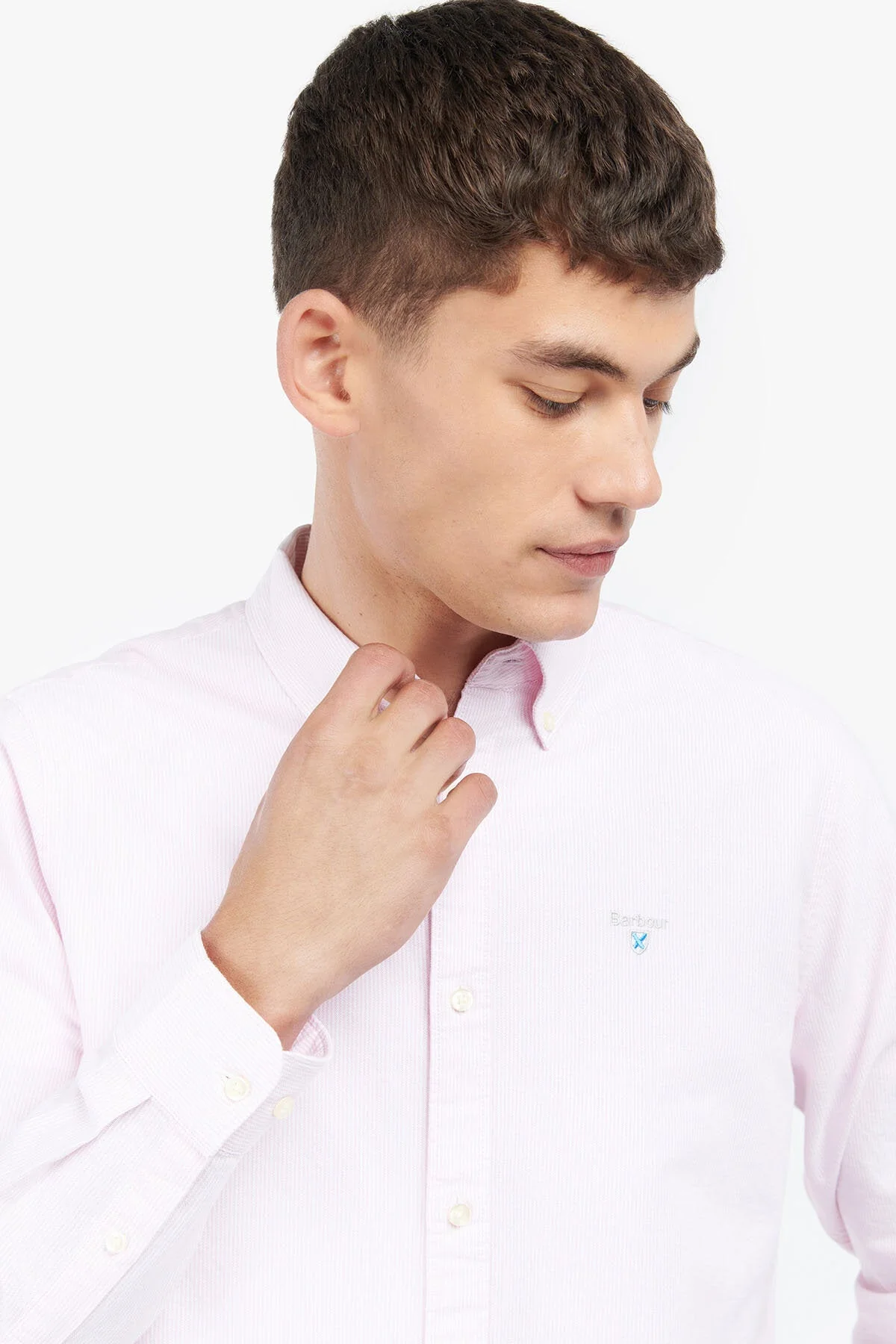 Striped Oxford Tailored Shirt - PINK