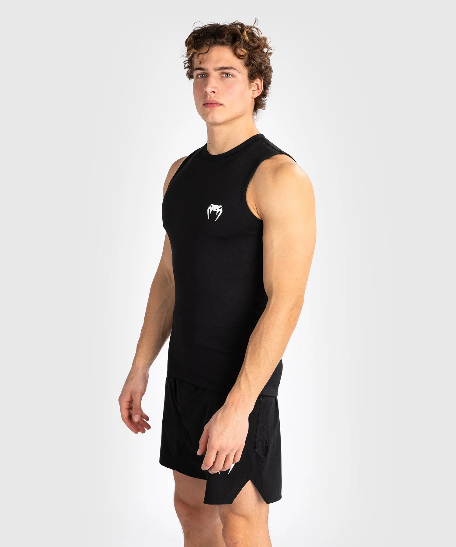 Venum Contender Men's Sleeveless Rashguard - Black/White