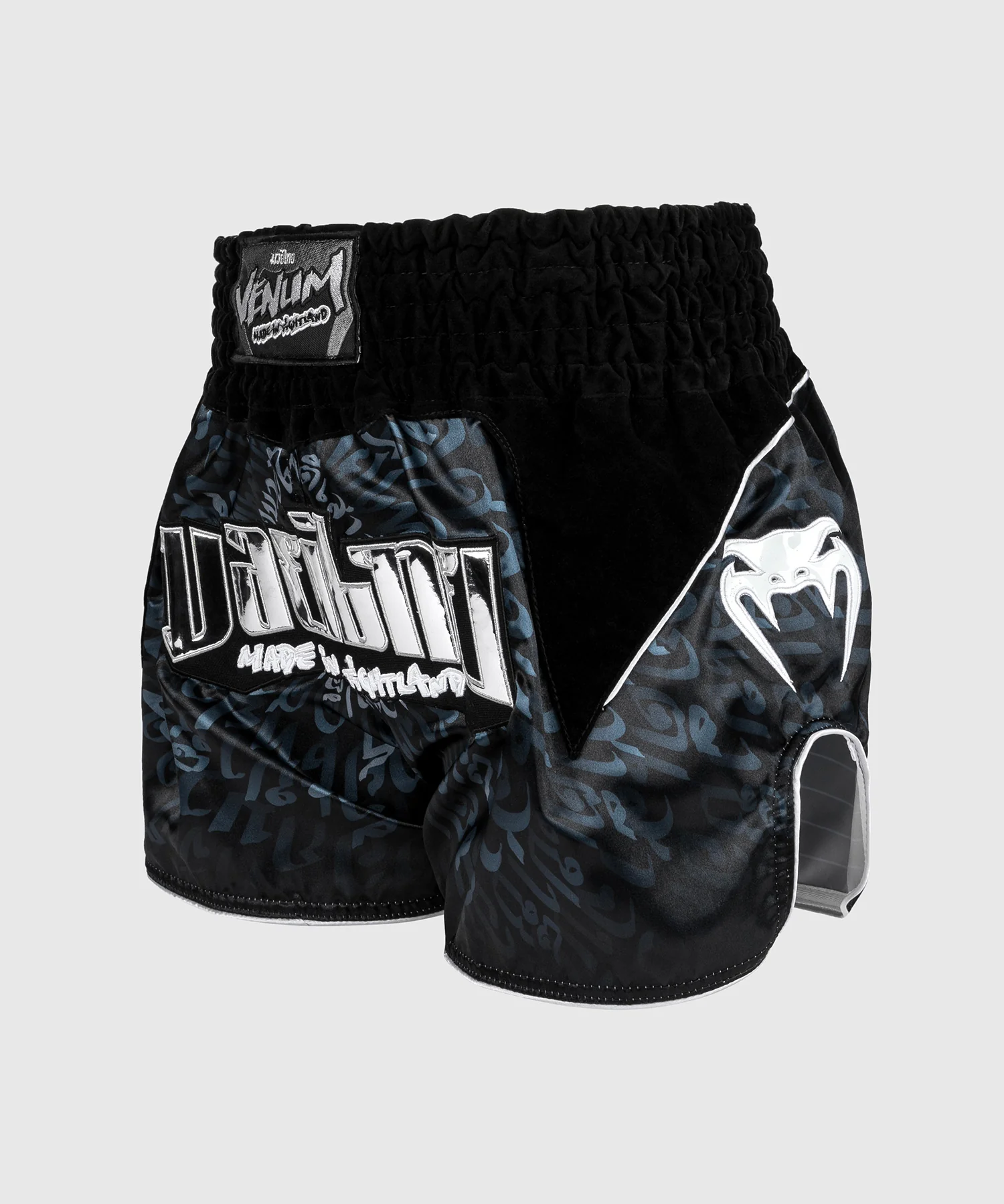 Venum Attack Muay Thaï Short - Black/Silver