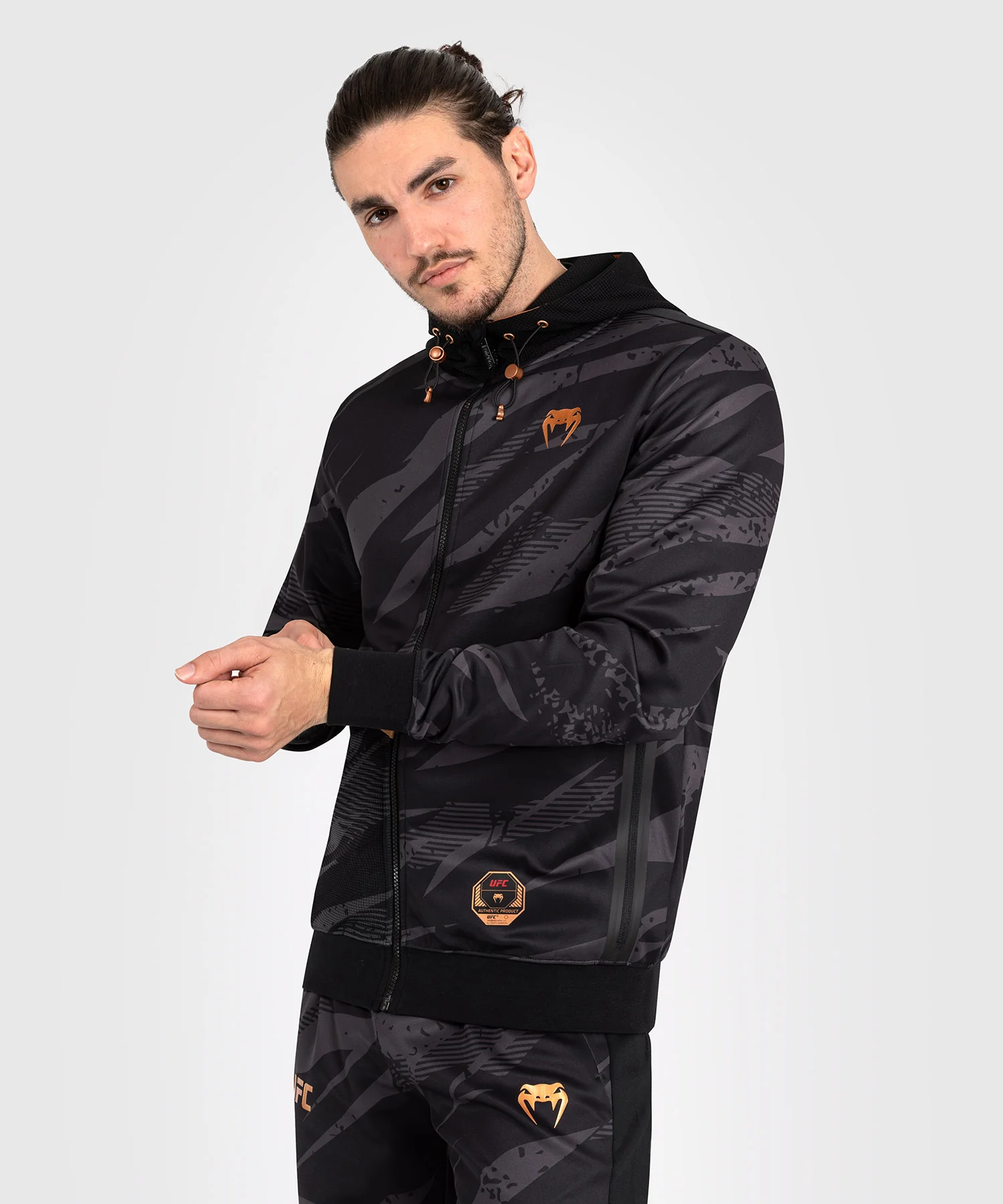 UFC Adrenaline by Venum Fight Week Men's zip Hoodie - Urban Camo