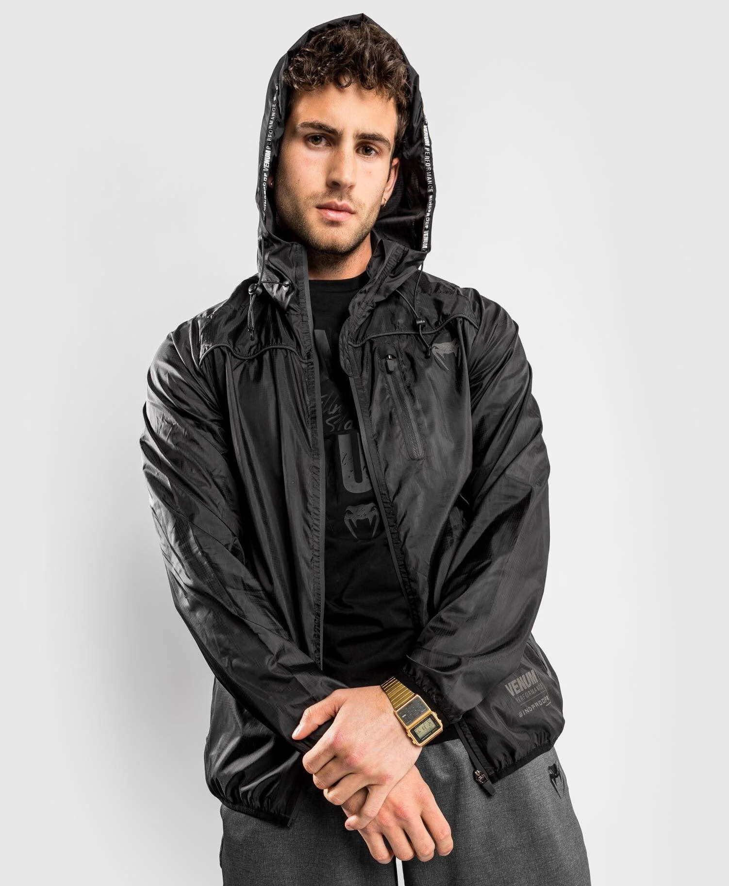 Venum Tempest 2.0 Windproof Jacket - Black